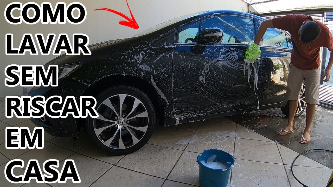 COMO LAVAR CARRO PRETO DA FORMA CORRETA EM CASA