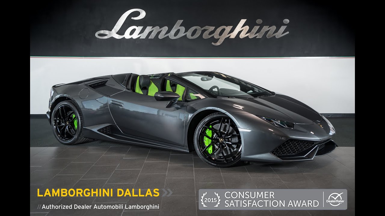 2016 Lamborghini Huracan LP 610-4 Spyder