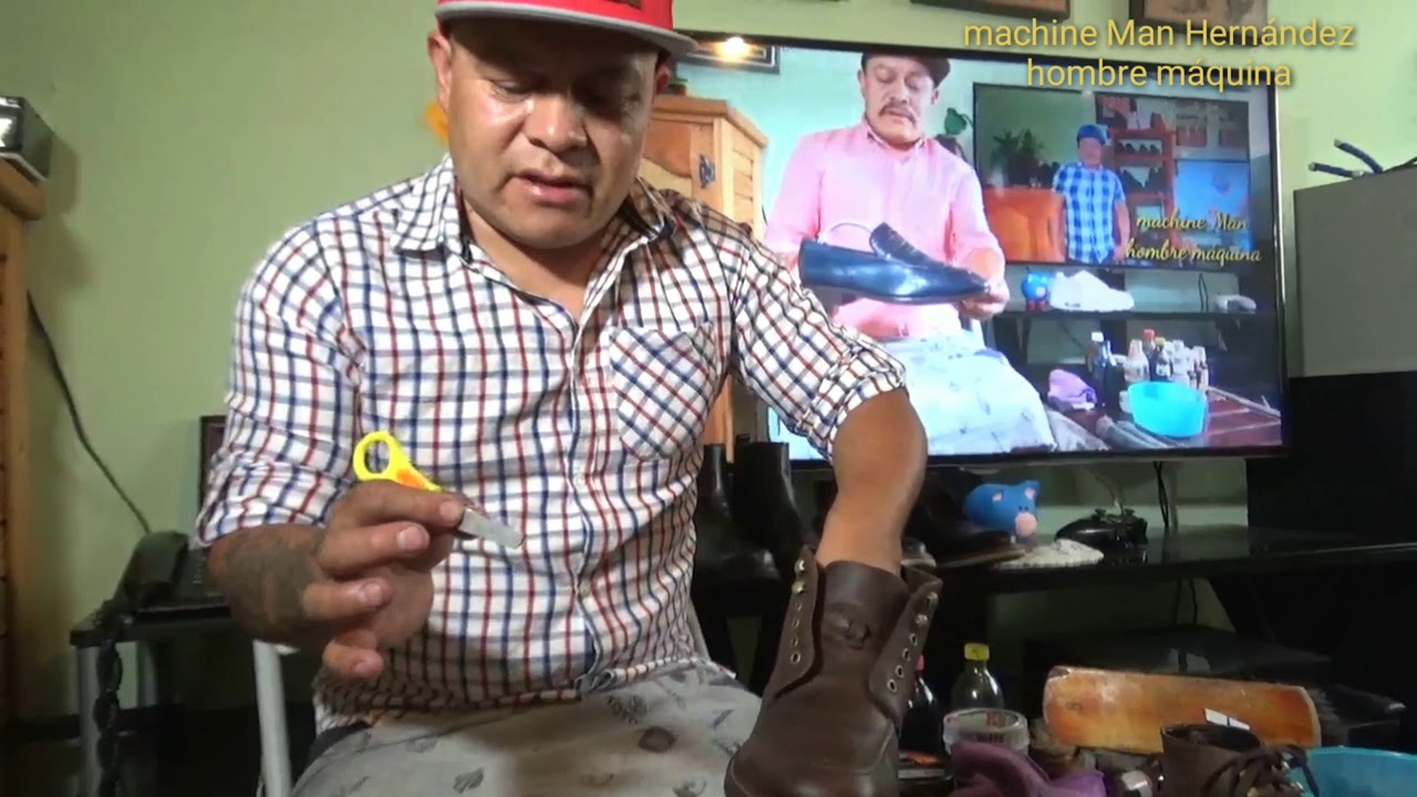 Increíble Botas nobuck restaurados con crema para manos