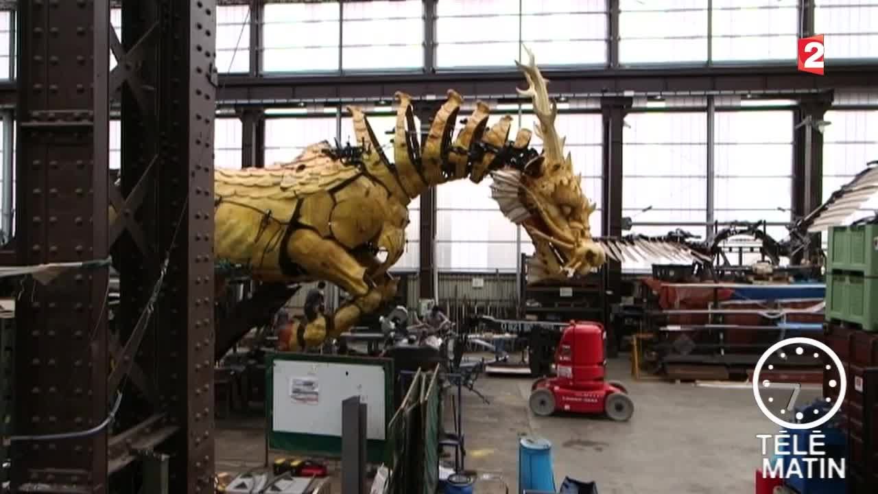 Coulisses - Le cheval Dragon arrive à Nantes - 2015/08/18