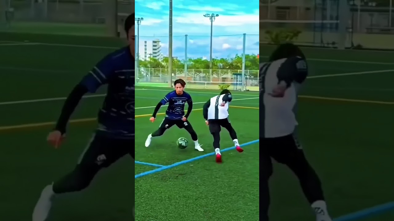 Crazy football skill you must try #football #soccer #footballskills #tutorial #reels #soccerskills