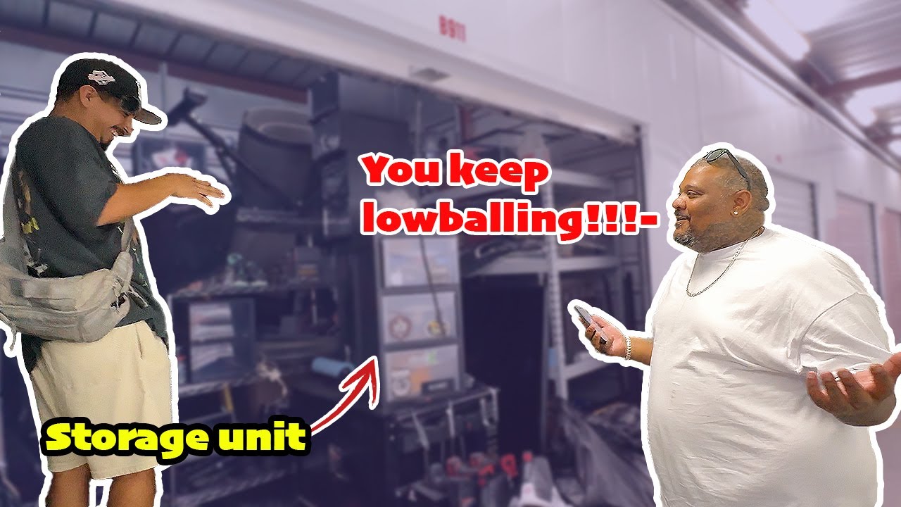 BUYING SNEAKERS AT A STORAGE UNIT (YOUR NOT GOING TO BELIEVE THIS)