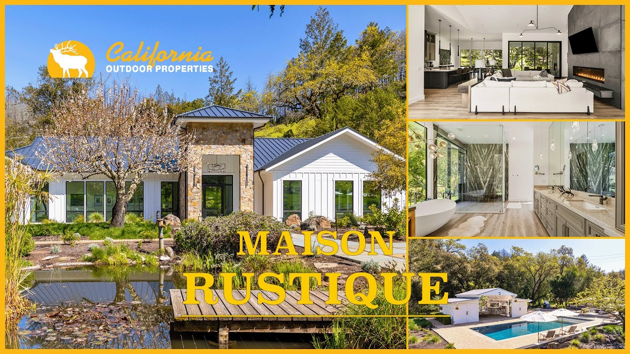 Inside Maison Rustique: A $4.85M Sonoma Estate Where Nature Meets Luxury