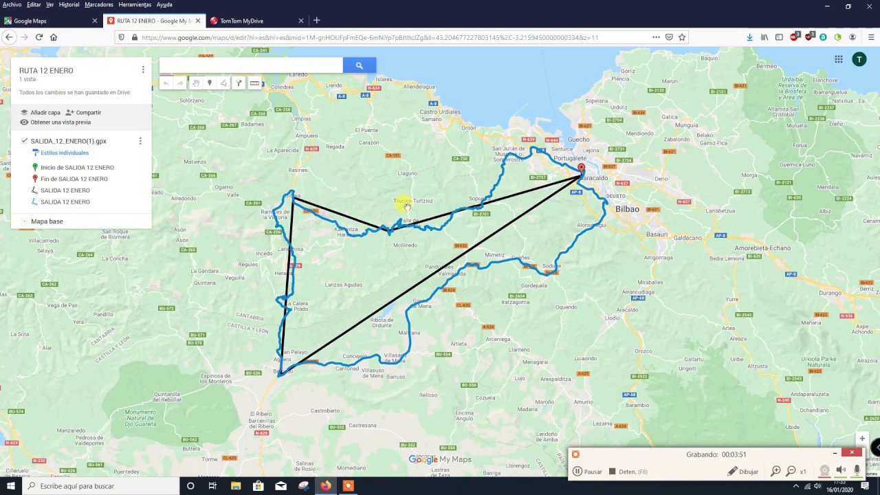 TUTORIAL GPX A GOOGLE MAPS