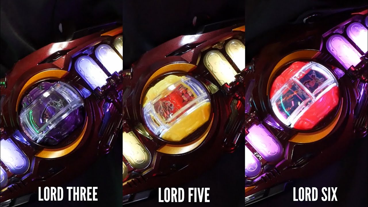 【擬装】ロードスリー、ファイブ、シックス擬装＆必殺技集/Lord Three&Five&Six Disguise&Finsh's Kamen Rider Zetts #仮面ライダーゼッツ 