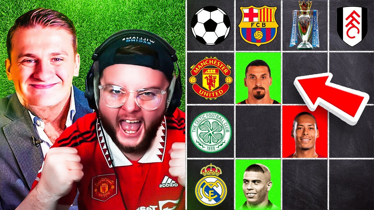 FOOTBALL TIC TAC TOE VS @LukePingu