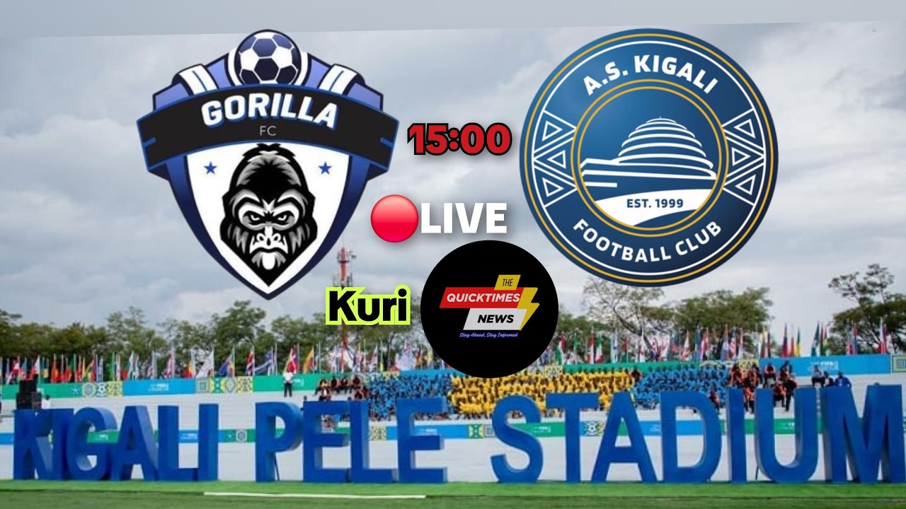 🔴LIVE:GORILLA FC VS AS KIGALI//PEACE CUP 1/4 KURI KIGALI PELE STADIUM