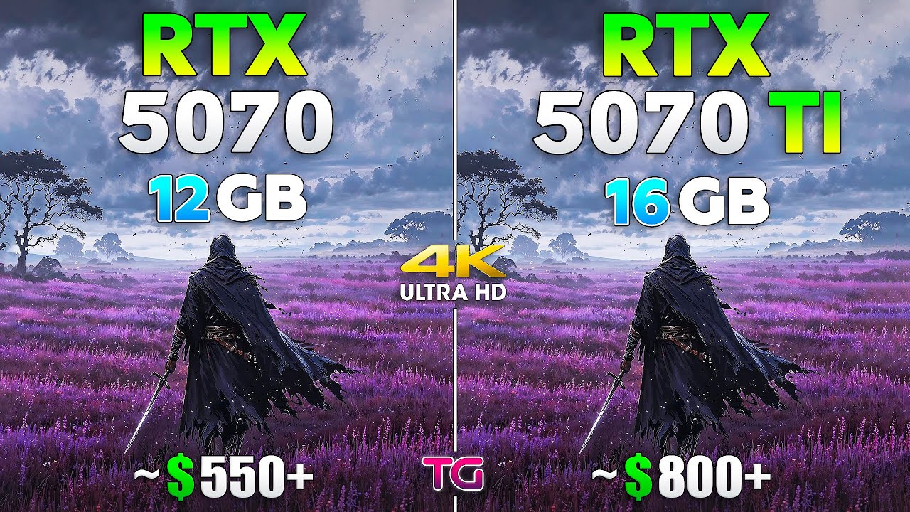 RTX 5070 vs RTX 5070 Ti - Test in 12 Games | 4K