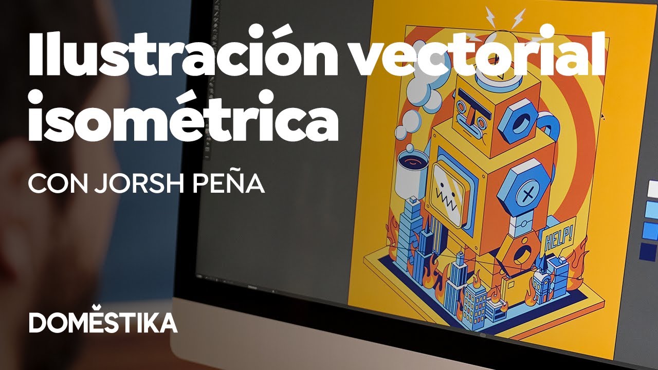 Ilustración vectorial isométrica desde cero | Curso de Jorsh Peña