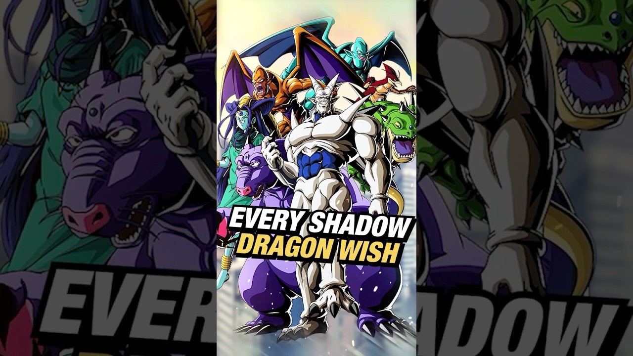 EVERY Shadow Dragon Wish in Dragon Ball GT  