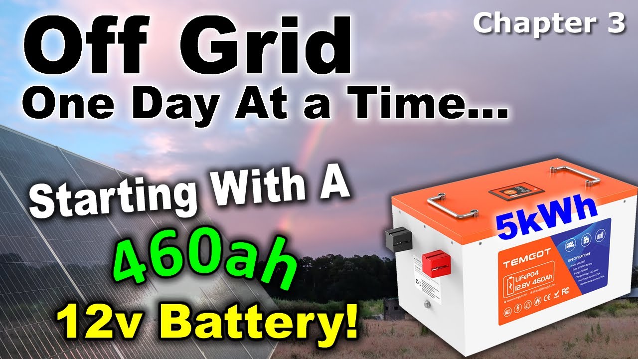 AC/DC Solar Equipment Plans In Utility Room - Plus Testing The TEMGO 416ah 12v Battery! #offgrid