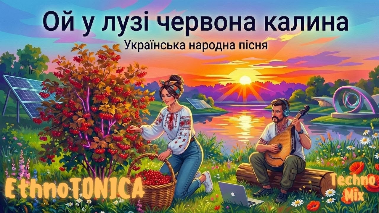 Ой у лузі червона калина | EthnoTONICA | Ukrainian ethno techno | Українська народна електроніка