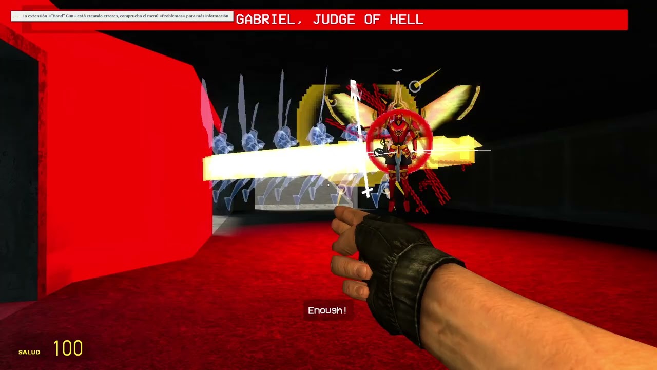 Boss fight contra gabriel de ultrakill!!! (en gmod por cierto.No tengo plata para comprarmelo)