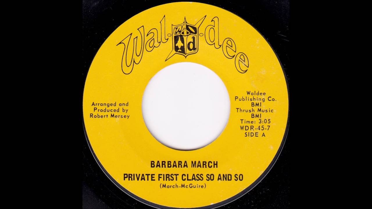 Barbara March - Private First Class So and So