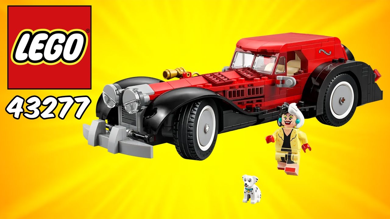 Unboxing & Building LEGO Cruella De Vil’s Car 43277 – NEW 2025 Disney Set