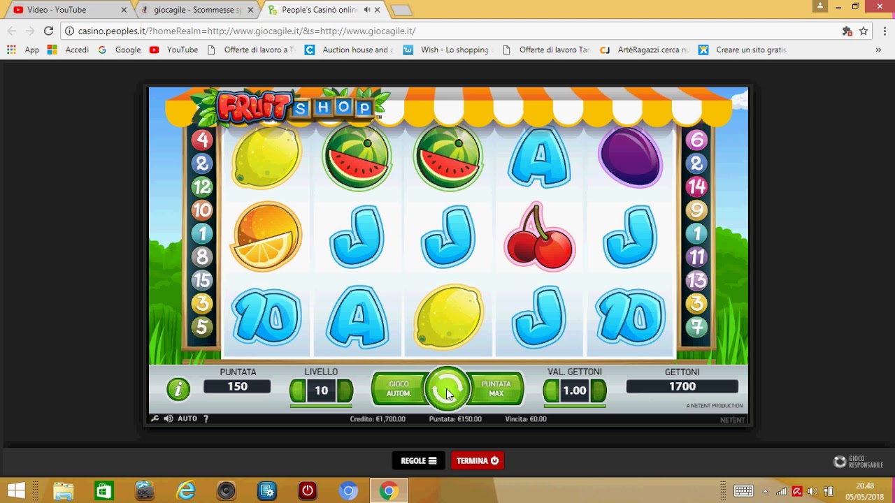 slot fruit shop perdere 5000 euro