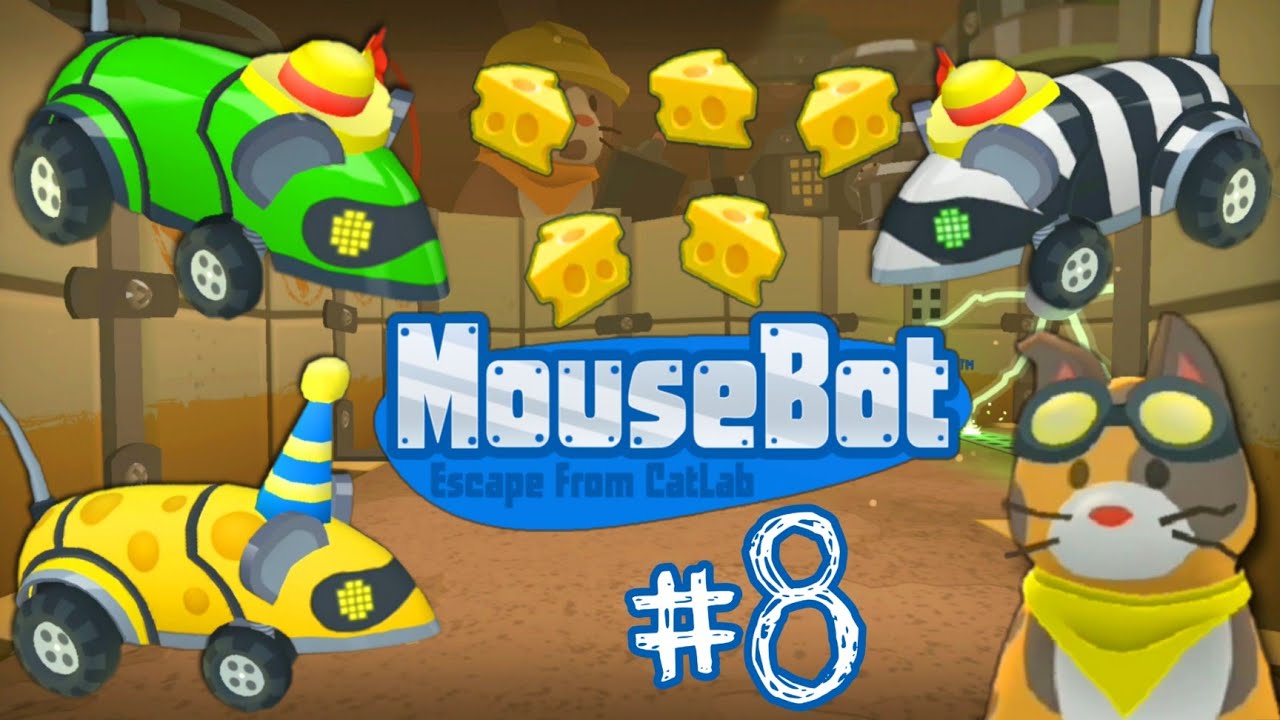 BECOMING CHEESE!! | MouseBot - Part 8 (Re-run)