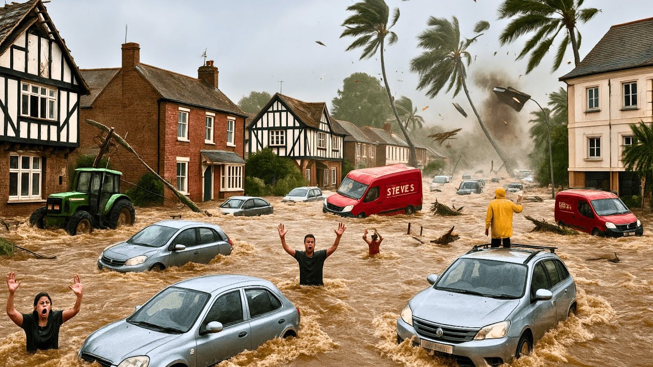DISASTER in South Wales! Torrential Rain Unleashes Sudden Flooding Across Monmouth and Ewyas Harold