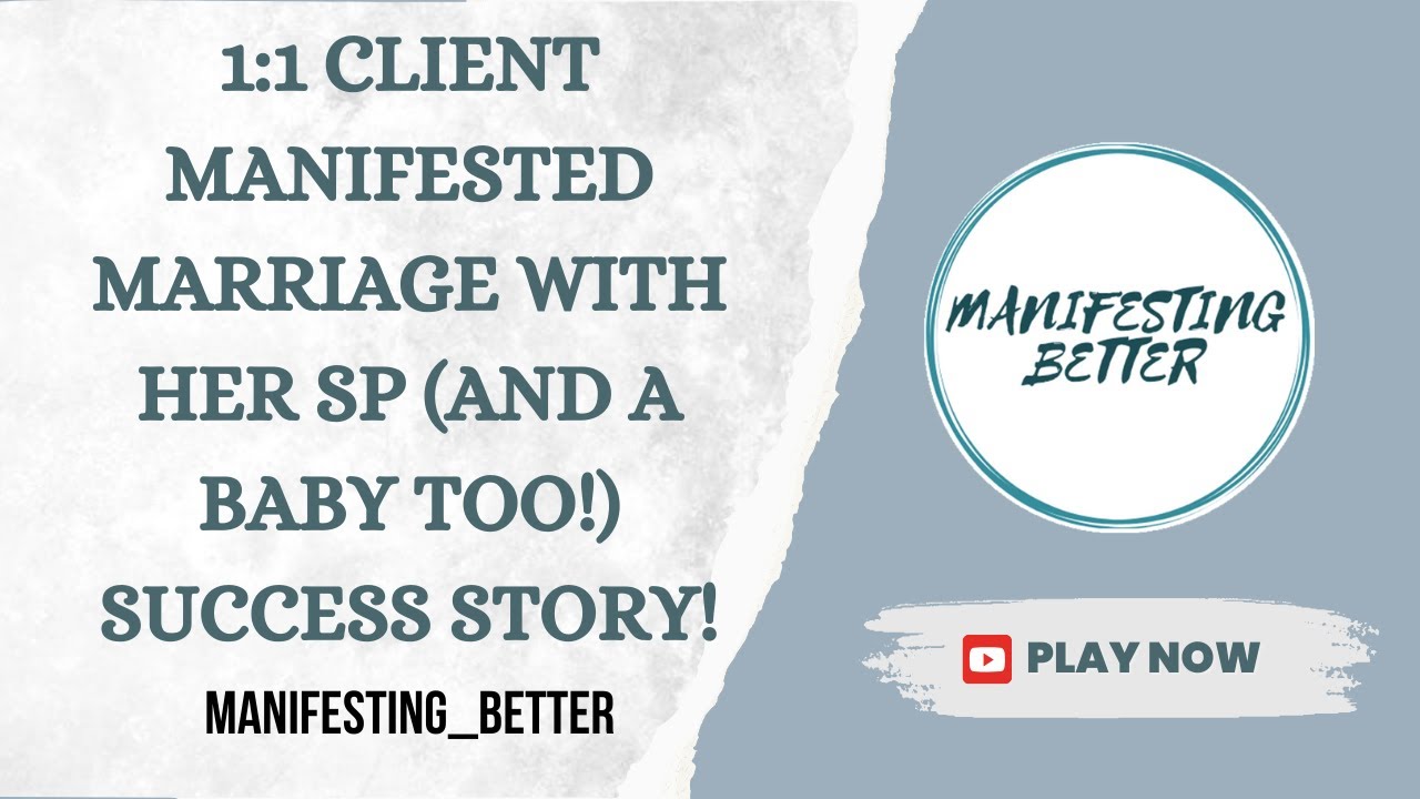 1:1 Client SP Marriage success story! AND A BABY TOO!
