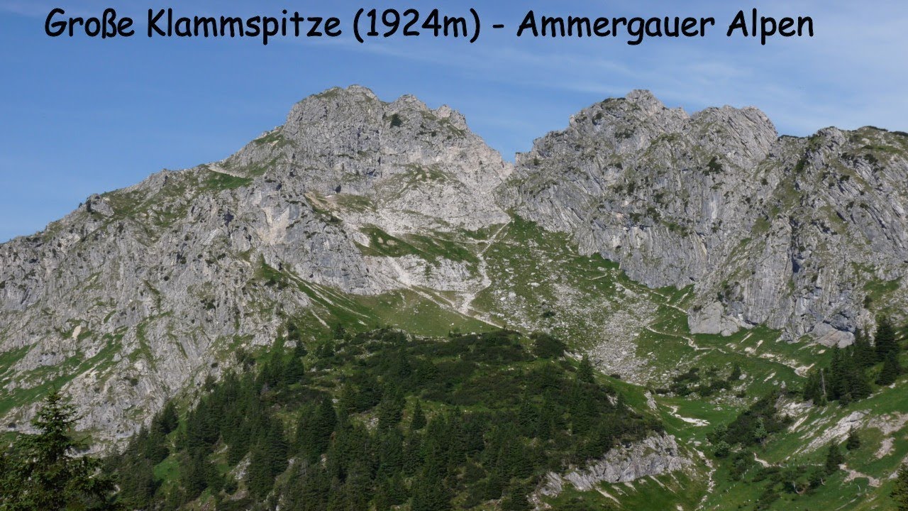 Gro&szlig;e Klammspitze (1924m, Ammergauer Alpen) - Bayern, Deutschland