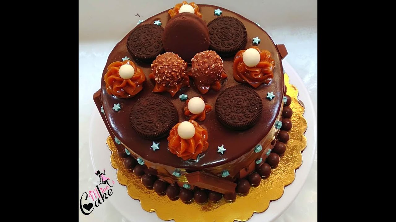 طريقه عمل تورته شيكولاته جلاكسي بحشو موس الشيكولاته   How to make chocolate Galaxy Cake
