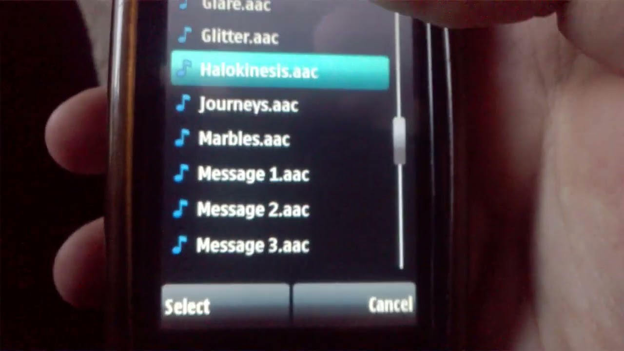 Nokia 5800 XpressMusic (RM-355) - Ringtones, Message Tones