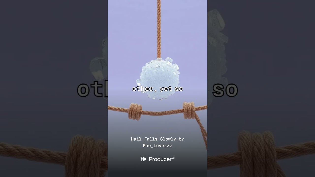 Hail Falls Slowly