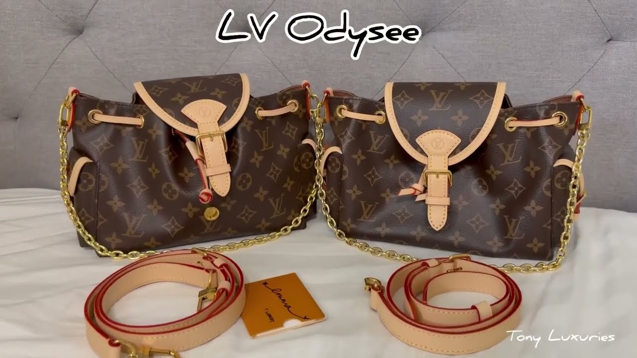 Lv Odysee bag comparison between Ultimate and God factory 