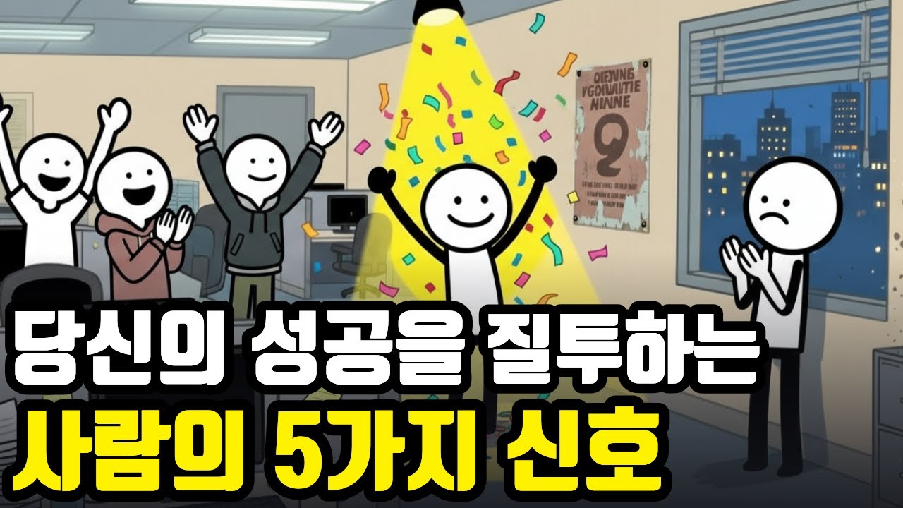 내가 잘되기 시작하면 갑자기 조용해지는 '질투하는 사람' 의 특징