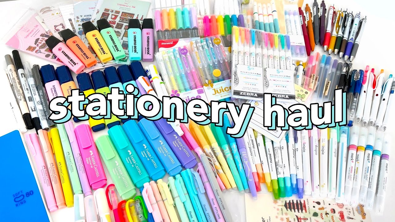 Stationery Haul | Trying New and Cool Stationery! ✨