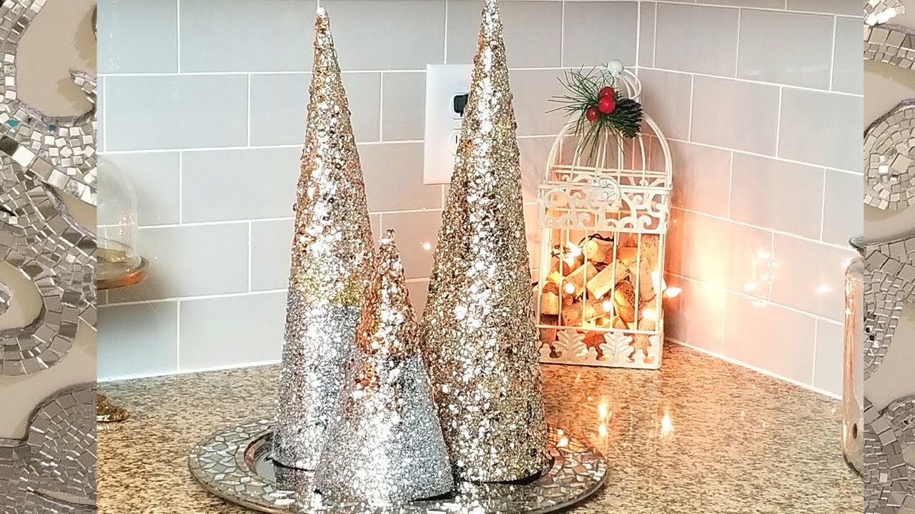 DIY Mini Christmas Trees !! Christmas Decorating Ideas | Cone Trees |