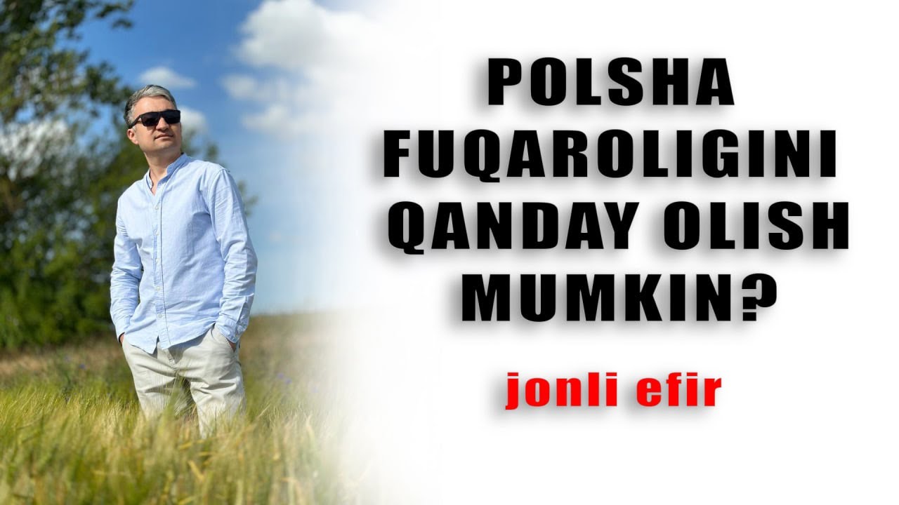 Polsha fuqaroligini olish, Priglasheniyasiz ish almashtirish. jonli efir #polsha #polshadaish #viza