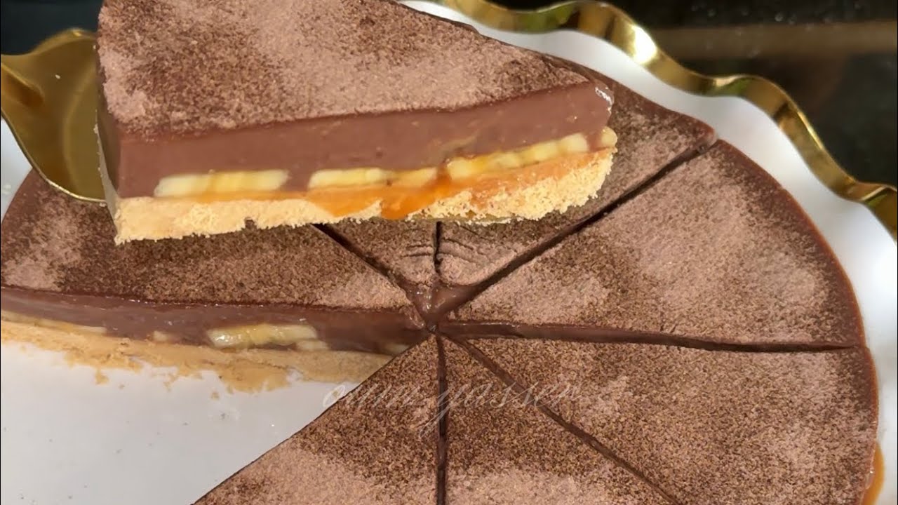 تحلية الشكلاط بالكراميل والموز توجد في نص ساعه