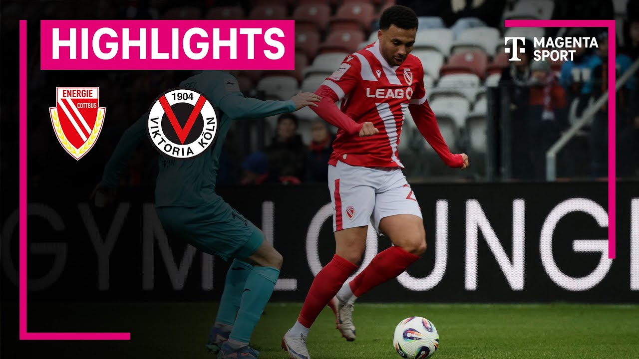 Energie Cottbus - FC Viktoria Köln | Highlights 3. Liga | MAGENTA SPORT