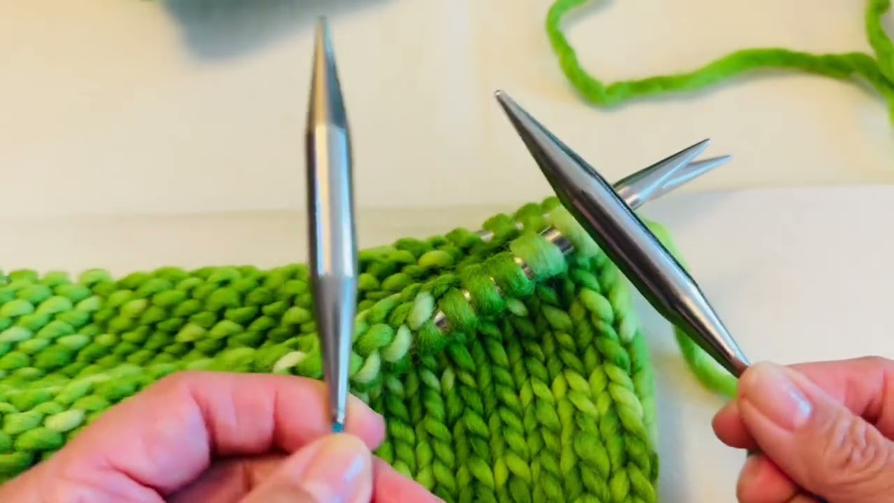 Three Needle Bind Off for knitting 