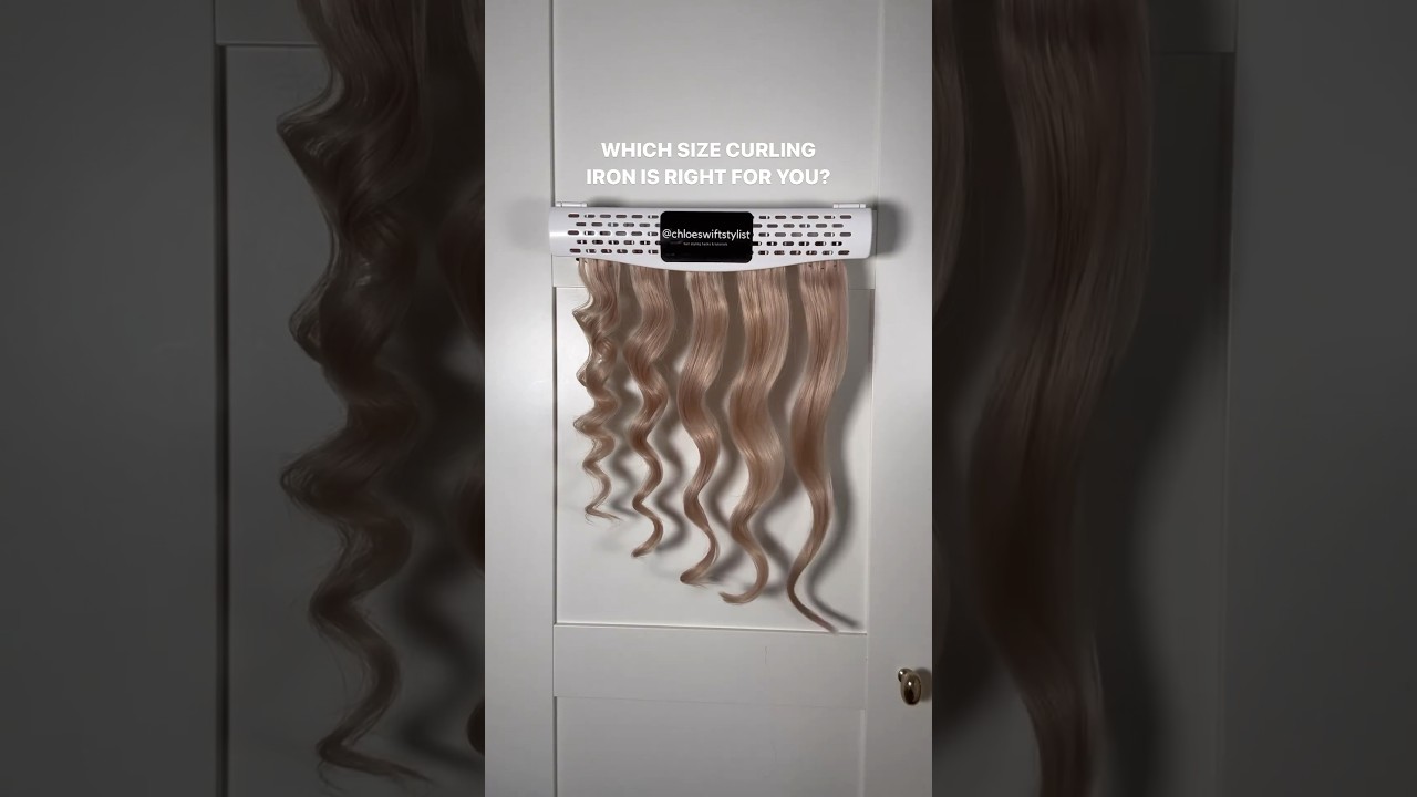 Which Size Curling Iron Is Right For You? 0.6 inch up to 1.5 inch #hairstyle #curls #hairtips