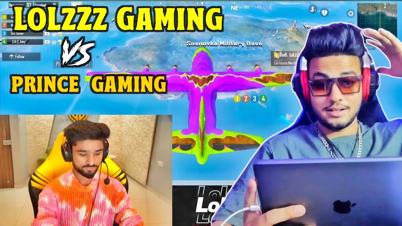 Bgmi New Video LoLzZz Gaming vs Prince Gaming i Rush AJ Video