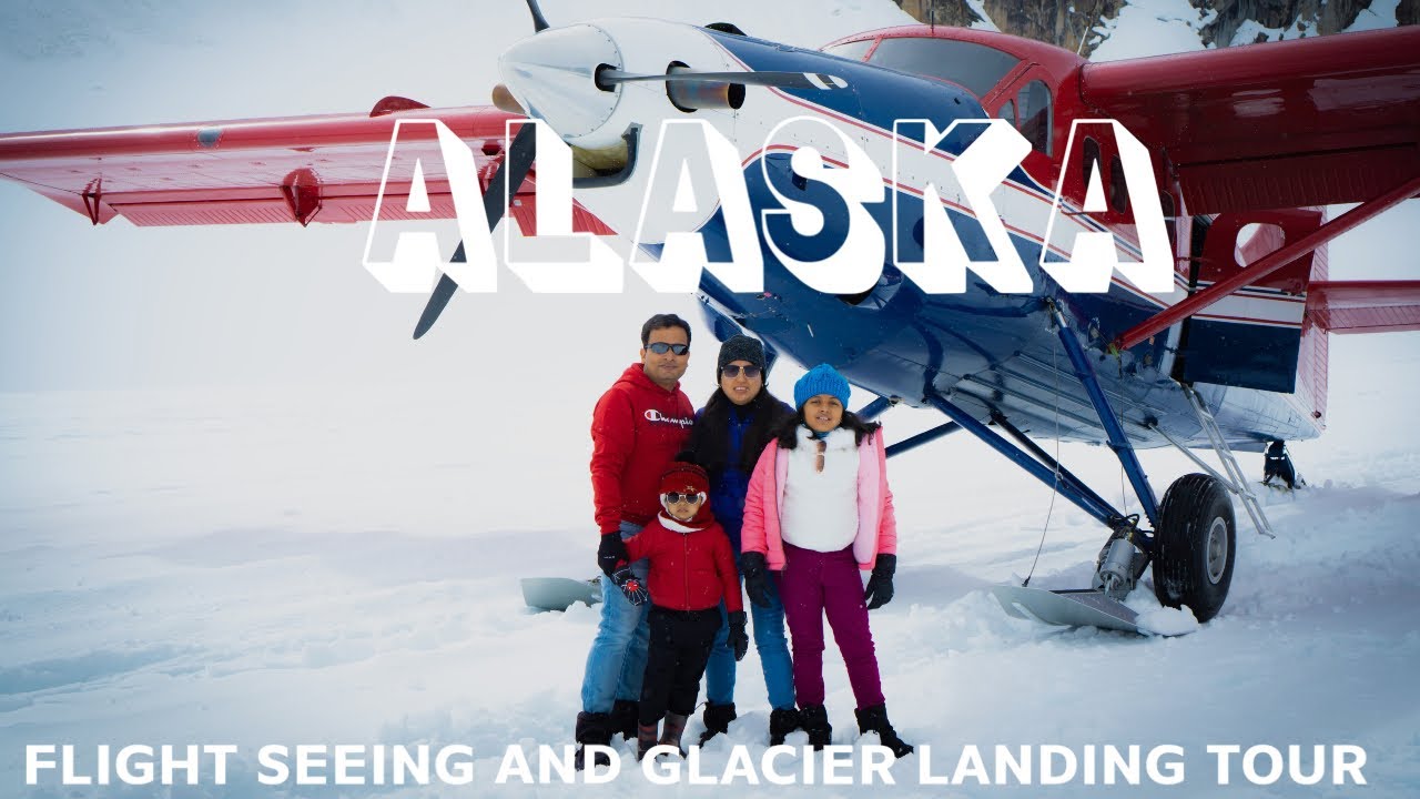 Awe-Inspiring Glacier Landing Flight Tour in Alaska |Ruth Glacier| Talkeetna Alaska | Flight Tours