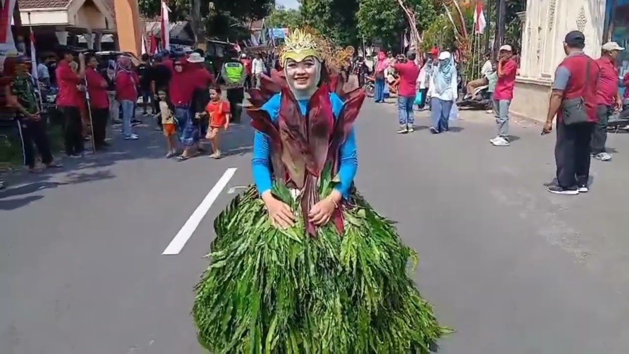 Gebyar karnaval budaya Kecamatan Nguntoronadi Magetan pada HUT RI ke 80 Tahun 2025