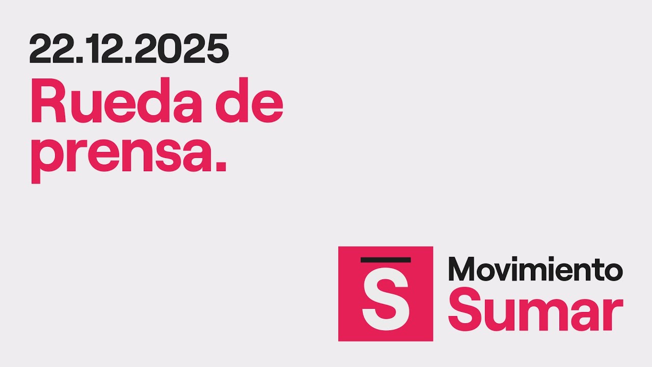 Rueda de prensa de Lara Hernández. 22 de diciembre de 2025