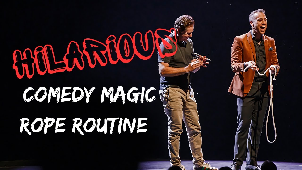 Comedy Rope Magic Routine #magic #illusionist #comedymagician
