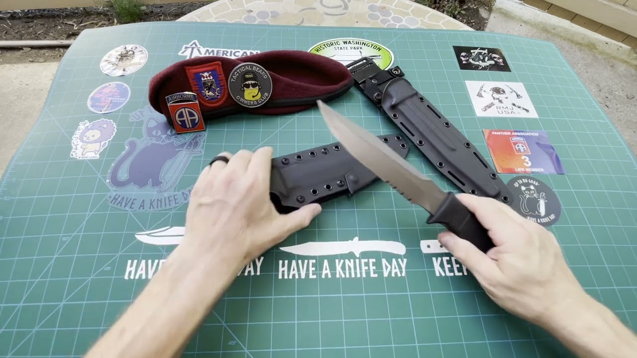 The SOG Seal 2000 S37 knife. Built Seal tough for your adventures