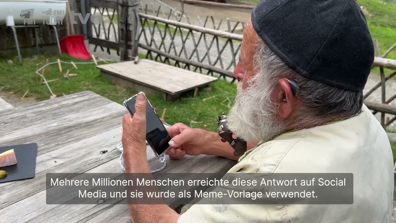 Appenzeller Senn geht viral so reagiert der 87 jahrige Internets