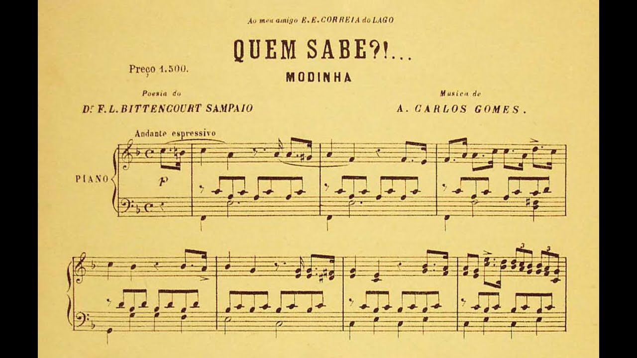 Carlos Gomes - Quem sabe?!... (Niza de Castro Tank, soprano; Achille Picchi, piano)