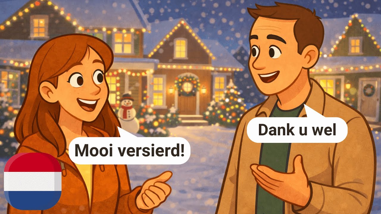 20 Minutes of Dutch Conversations (With Subtitles) | A1-A2 | Christmas Conversations