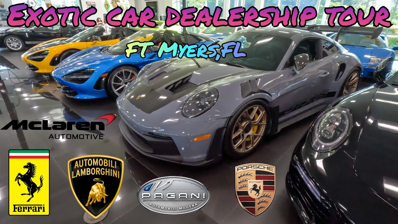 Exotic car dealership tour in Fort Myers,FL (Pagani Huayra, Sterrato, Enzo, 918 Spyder and more!)