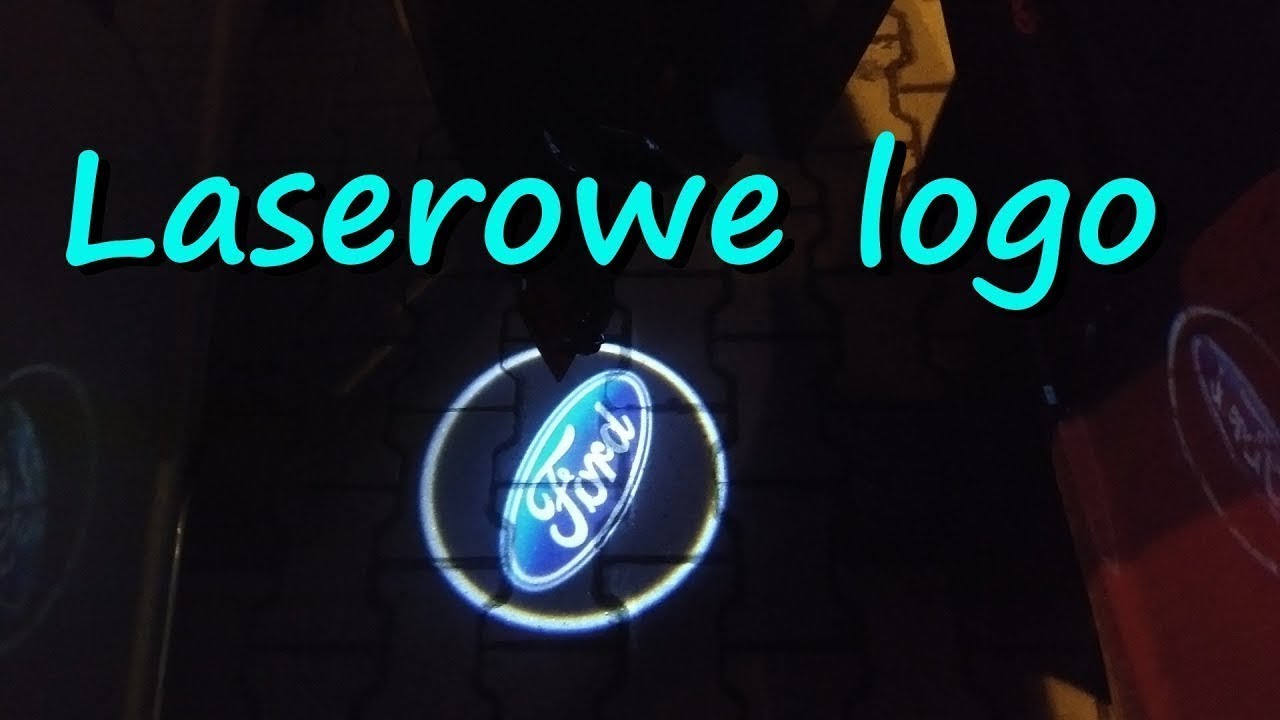 Podswietlamy Forda czyli laserowe logo Laser Projector Lights For Ford