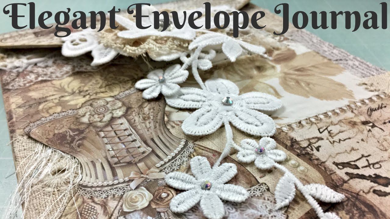 Elegant Lace Envelope Journal | OohLaLa Vintage Treasures