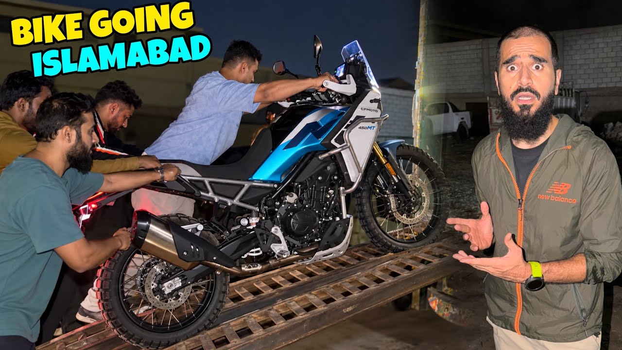 FINALLY SENDING MY NEW BIKE TO ISLAMABAD 😳 BIKE TRIP PREPARATION 😍