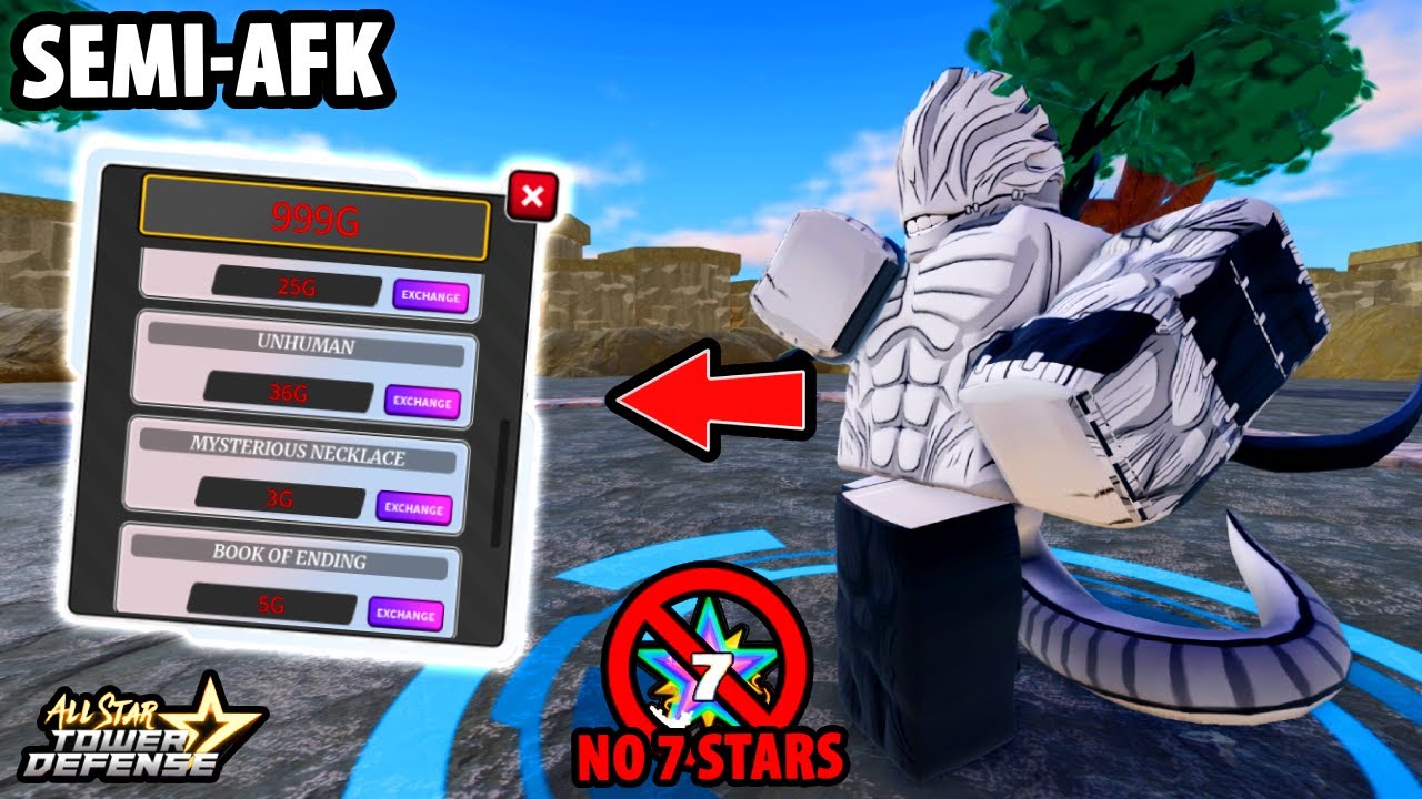 How to AFK Gauntlet Using (2) 6 STARS ONLY - All Star Tower Defense